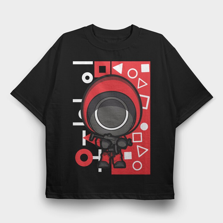 Camera Lens Buddy, Tricou Oversize Barbati (Unisex)