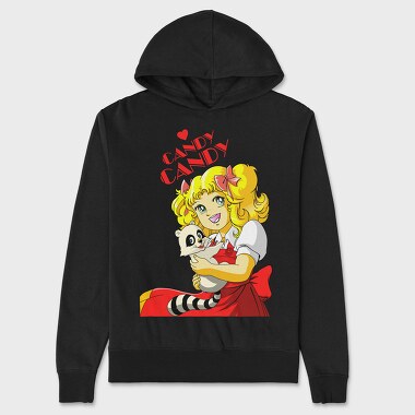 Candy Panda Love, Hanorac Oversize Barbati (Unisex)