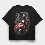 Captain America Shield 3, Tricou Oversize Barbati (Unisex)