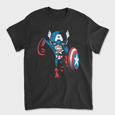 Captain America Shield, Tricou Barbati (Unisex)