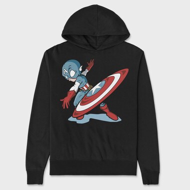Captain America Surf, Hanorac Oversize Barbati (Unisex)