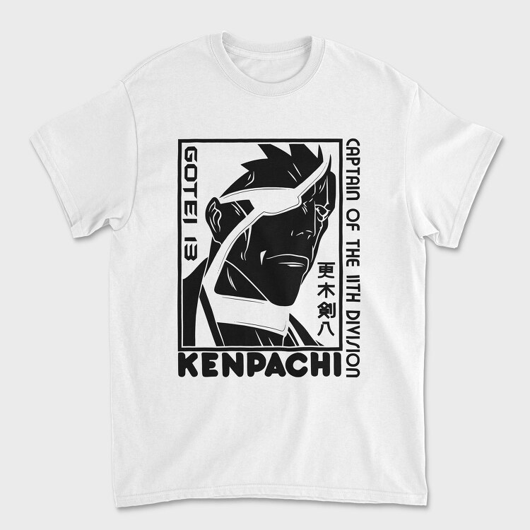 Captain Kenpachi, Tricou Barbati (Unisex)