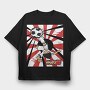 Captain Tsubasa Kick 1, Tricou Oversize Barbati (Unisex)