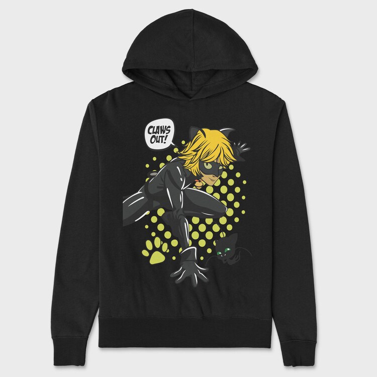 Catwoman Claws Out, Hanorac Oversize Barbati (Unisex)