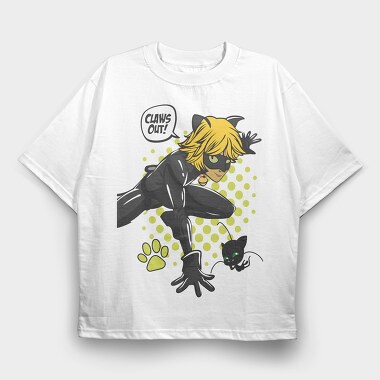 Catwoman Claws Out, Tricou Oversize Barbati (Unisex)