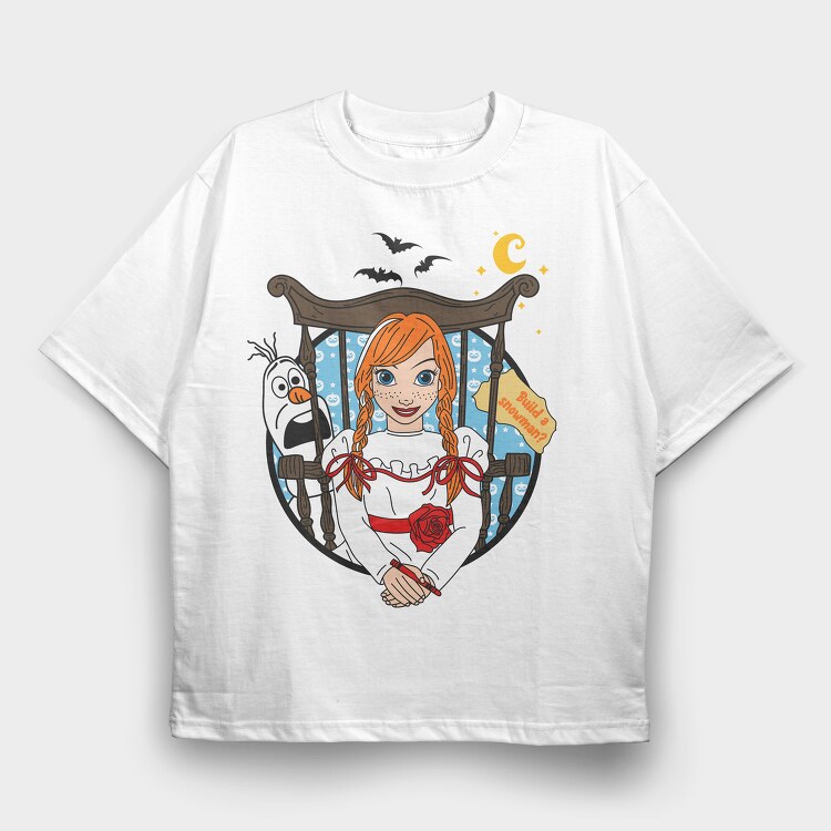 Halloween Swing Anna, Tricou Oversize Barbati (Unisex)