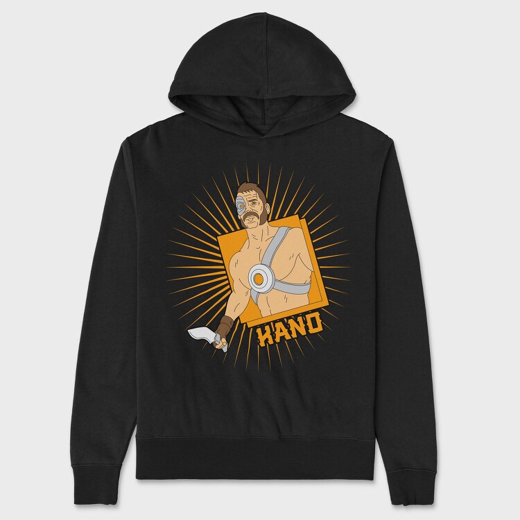 Hando Warrior, Hanorac Oversize Barbati (Unisex)