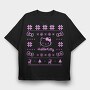 Hello Kitty Snowflake, Tricou Oversize Barbati (Unisex)