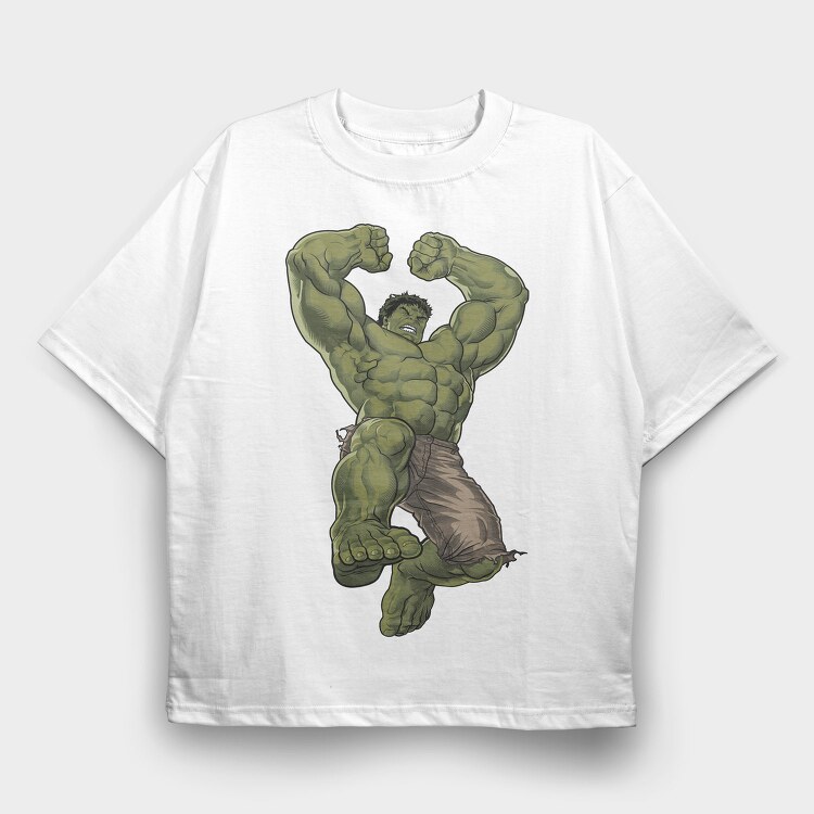 Hulk Flex, Tricou Oversize Barbati (Unisex)