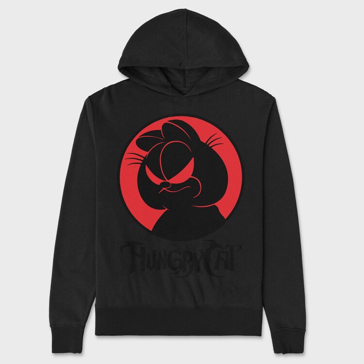 Hungry Cat, Hanorac Oversize Barbati (Unisex)