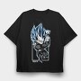 Ice Wolf Roar, Tricou Oversize Barbati (Unisex)