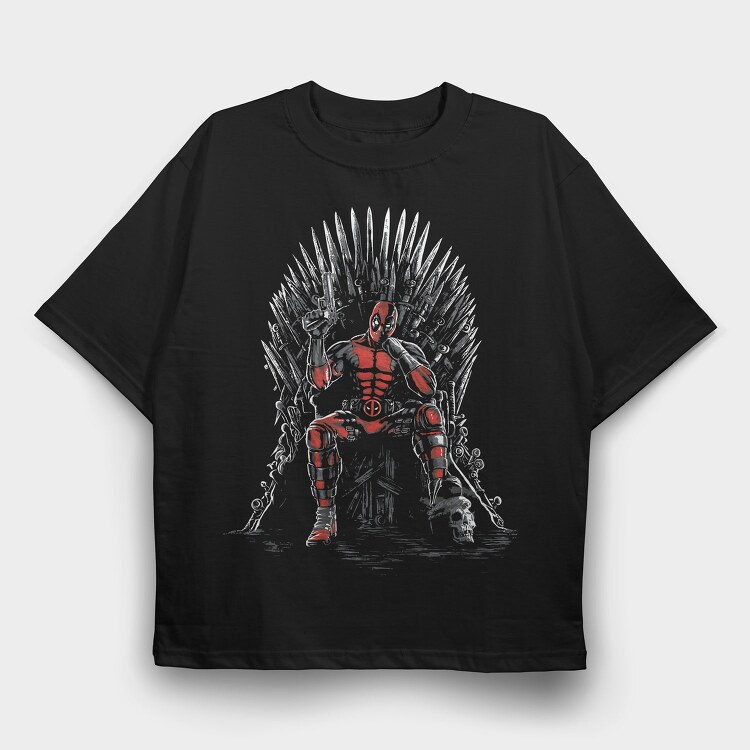 Iron Throne Of Death, Tricou Oversize Barbati (Unisex)