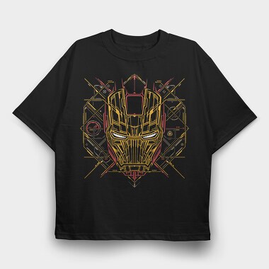 Ironman Helmet, Tricou Oversize Barbati (Unisex)