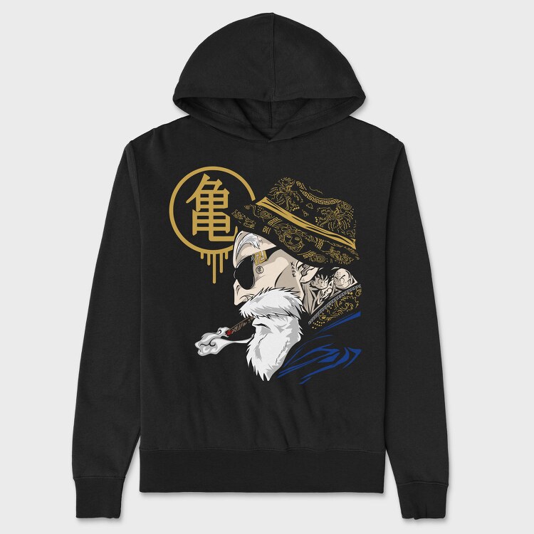 Golden Dragon Roar, Hanorac Oversize Barbati (Unisex)