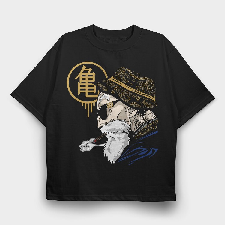 Golden Dragon Roar, Tricou Oversize Barbati (Unisex)