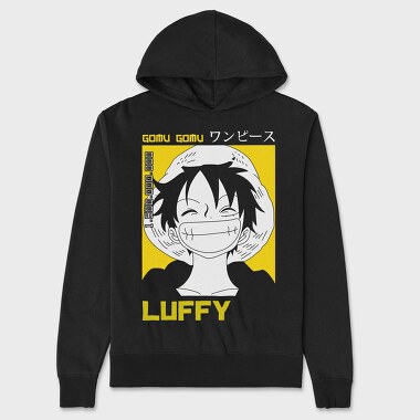 Gomu Gomu Luffy, Hanorac Oversize Barbati (Unisex)