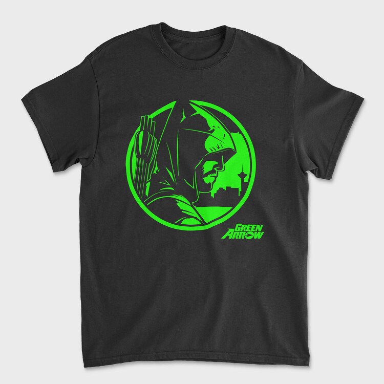 Green Arrow Emblem, Tricou Barbati (Unisex)