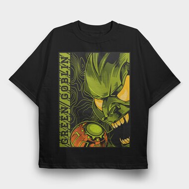 Green Goblin Roar 1, Tricou Oversize Barbati (Unisex)