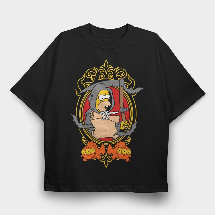 Grim Reapers Crown, Tricou Oversize Barbati (Unisex)