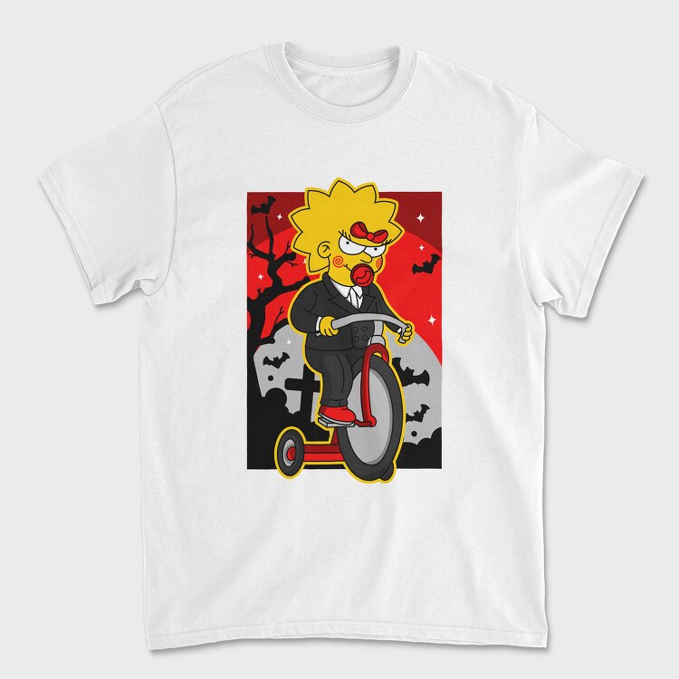 Halloween Lisa Simpson, Tricou Barbati (Unisex)