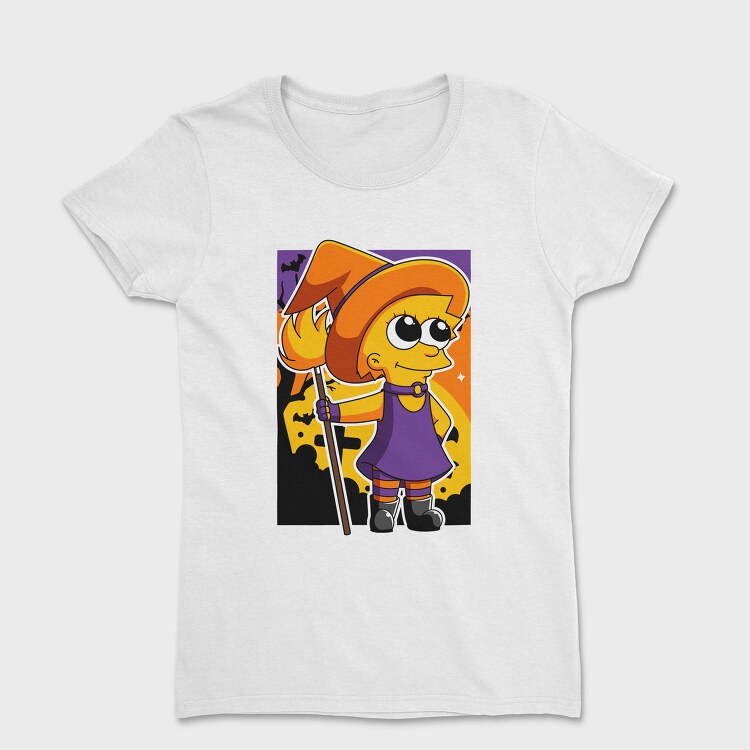 Halloween Witch Girl, Tricou Femei