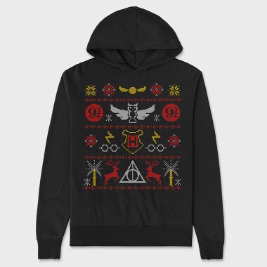 Harry Potter Sweater, Hanorac Oversize Barbati (Unisex)