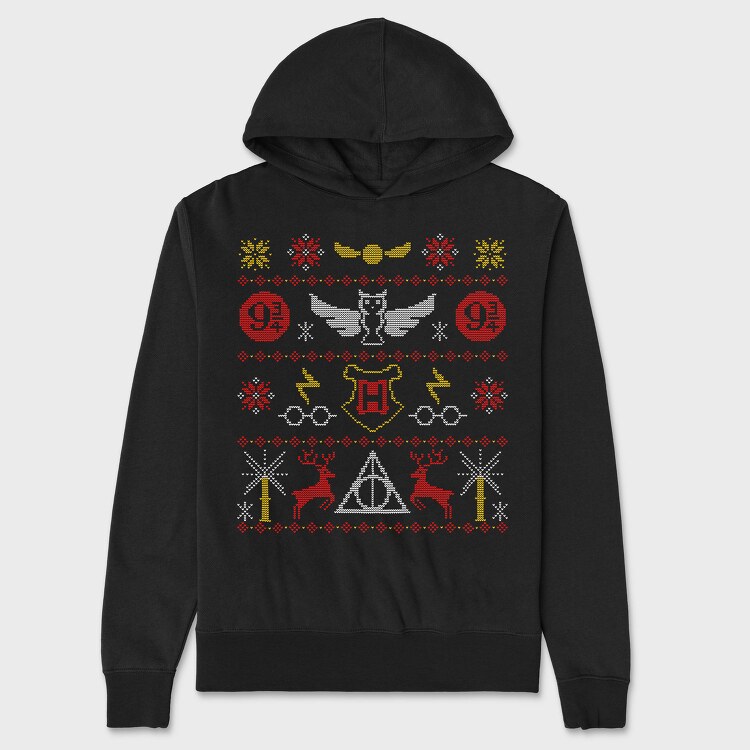 Harry Potter Sweater, Hanorac Oversize Barbati (Unisex)