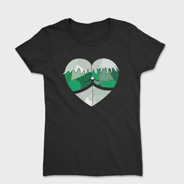 Heart Mountain Split, Tricou Femei