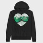 Heart Mountain Split, Hanorac Oversize Barbati (Unisex)