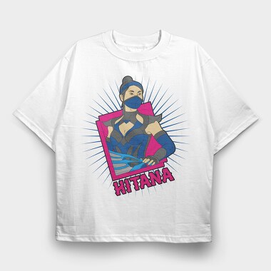 Hitana Warrior, Tricou Oversize Barbati (Unisex)