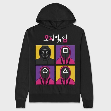 Hooded Symbols, Hanorac Oversize Barbati (Unisex)