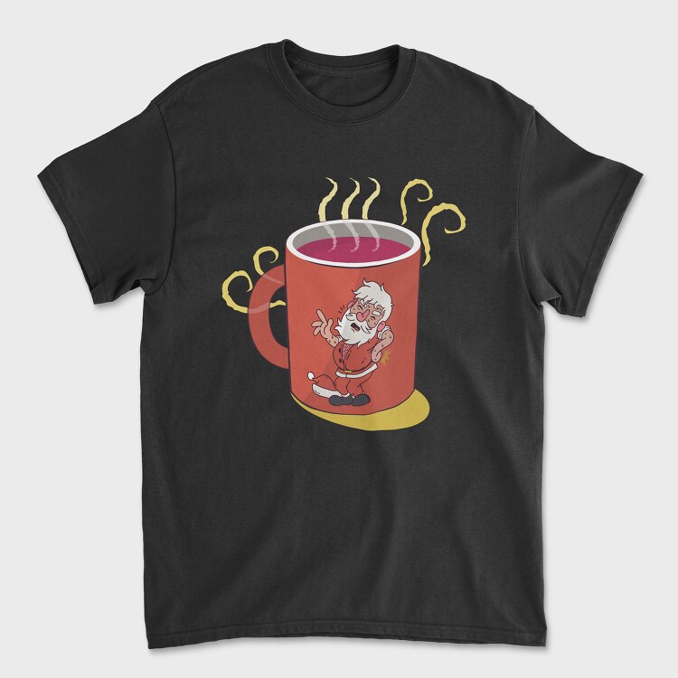 Hot Cocoa Santa, Tricou Barbati (Unisex)