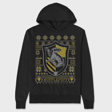 Hufflepuff Sweater, Hanorac Oversize Barbati (Unisex)