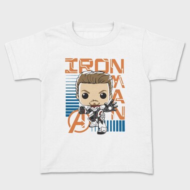 Iron Man Pop Art, Tricou Copii