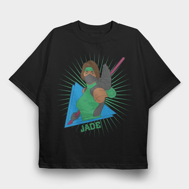 Jade Star Trek, Tricou Oversize Barbati (Unisex)