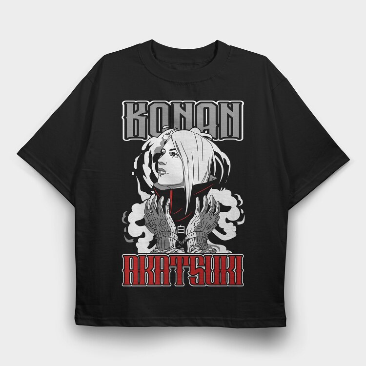 Konan Akatsuki, Tricou Oversize Barbati (Unisex)