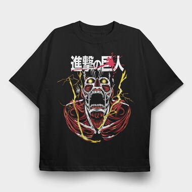 Flame Face Burst, Tricou Oversize Barbati (Unisex)