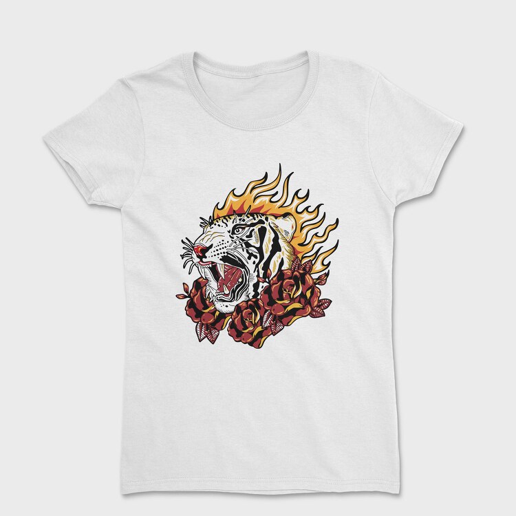 Flaming Tiger Roar, Tricou Femei