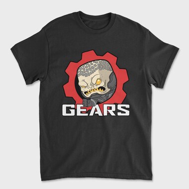 Gears Of War Skull, Tricou Barbati (Unisex)
