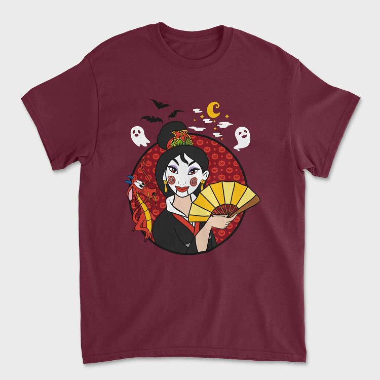 Geisha Halloween, Tricou Barbati (Unisex)