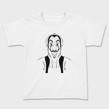 Money Heist Mask Hoodie, Tricou Copii