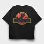 No Internet Dinosaur, Tricou Oversize Barbati (Unisex)