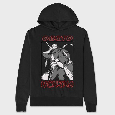 Obito Uchiha, Hanorac Oversize Barbati (Unisex)