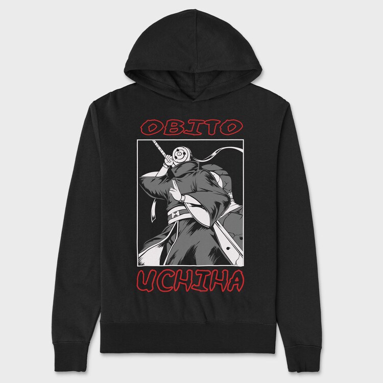 Obito Uchiha, Hanorac Oversize Barbati (Unisex)