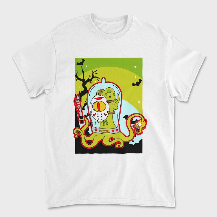 Octopus Horror, Tricou Barbati (Unisex)