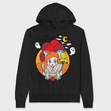 Pennywise Clown Nightmare, Hanorac Oversize Barbati (Unisex)