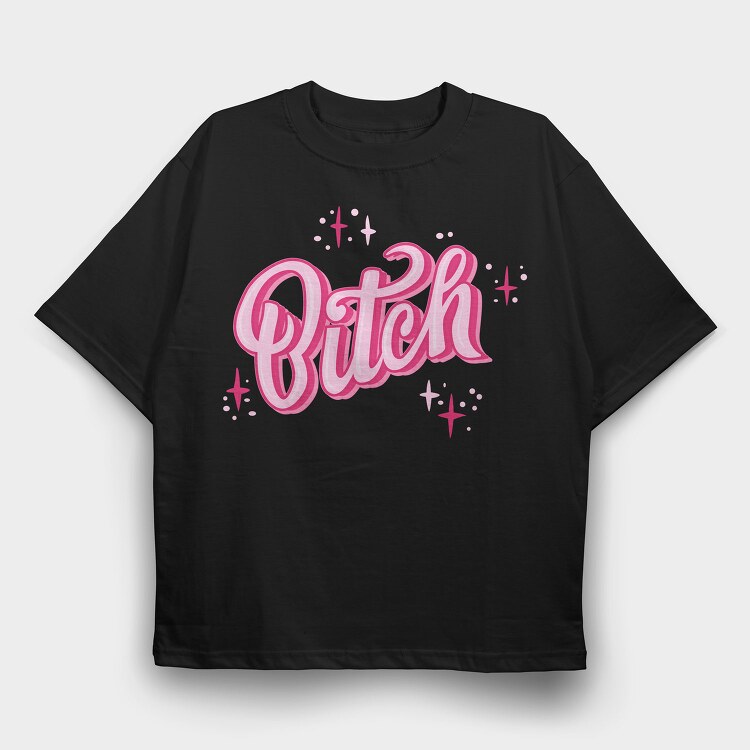 Pinky Pitch, Tricou Oversize Barbati (Unisex)