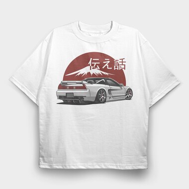 Jdm Mountain Drift, Tricou Oversize Barbati (Unisex)
