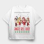 Jingle Bell Rock, Tricou Oversize Barbati (Unisex)
