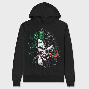 Joker Laugh, Hanorac Oversize Barbati (Unisex)